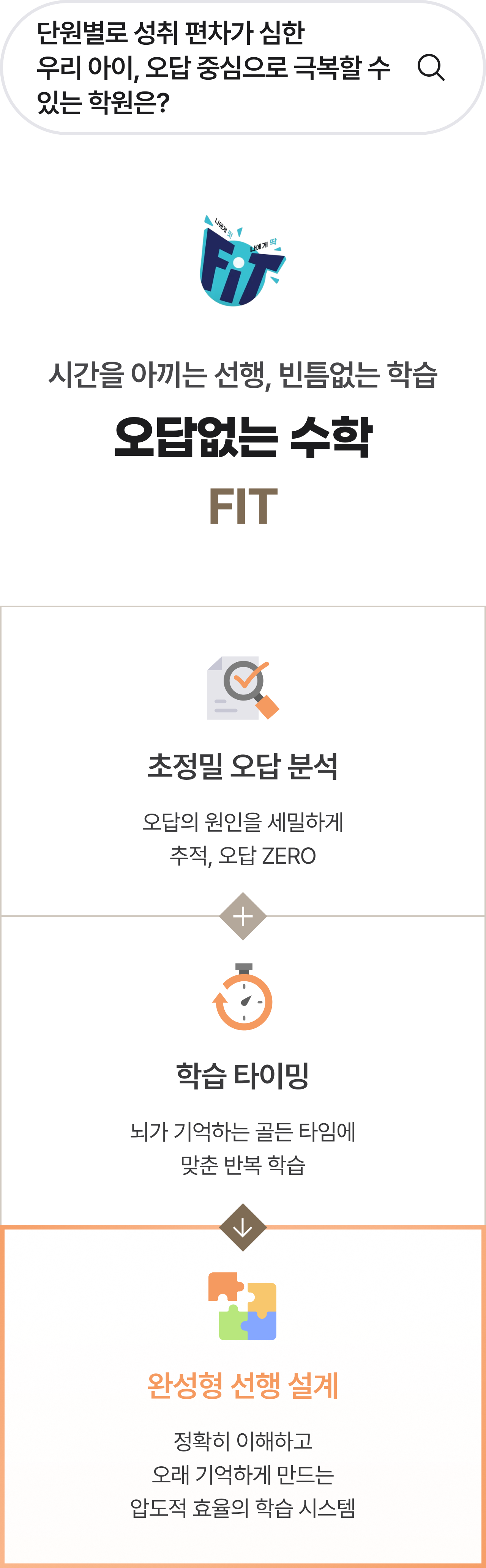 오답없는 수학 FIT